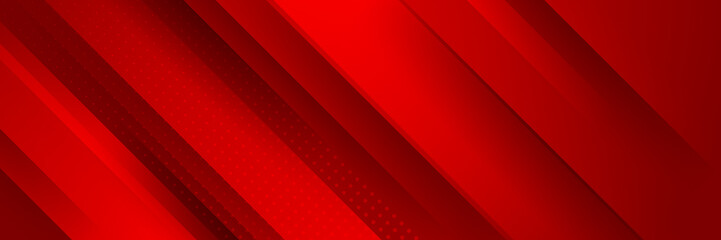 Modern abstract gradient dark red banner background