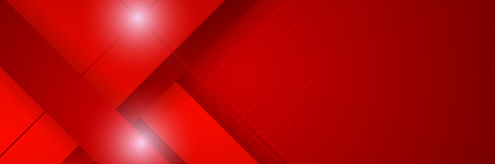 Modern abstract gradient dark red banner background