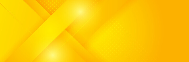 Modern orange yellow abstract background banner. Illustration vector technology background, for design brochure, website, flyer. Geometric shapes wallpaper for poster, certificate, landing page
