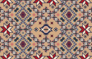 Ethnic designs with combination of geometric element. Thousands of Aztec patterns