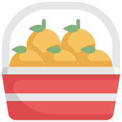 orange basket icon