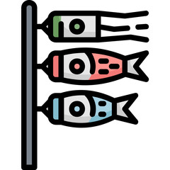koi flag carp icon
