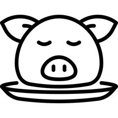 pig head icon