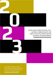 2023 new year modern design template