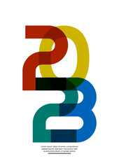 2023 new year modern design template