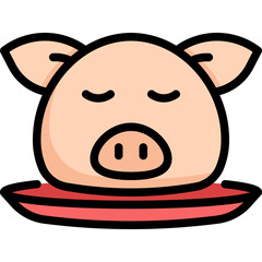 pig head icon