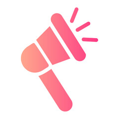 megaphone gradient icon