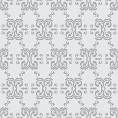monochrome floral seamless pattern wallpaper background templates