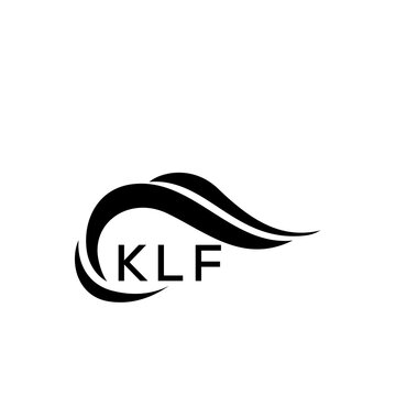 KLF letter logo. KLF blue image on white background. KLF Monogram logo design for entrepreneur and business. KLF best icon.
