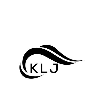 KLJ letter logo. KLJ blue image on white background. KLJ Monogram logo design for entrepreneur and business. KLJ best icon.
