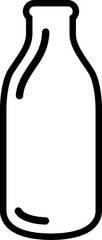Glass bottle symbol icon