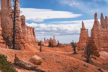 Sedimentary rock formation in Bryce Canyon National Park, Utah