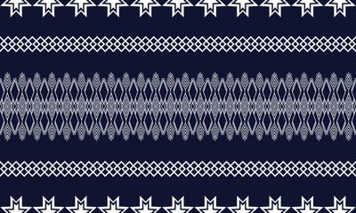 Obraz premium Geometric ethnic flower pattern for background,fabric,wrapping,clothing,wallpaper,Batik,carpet,embroidery style. 