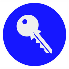 art illustration icon symbol logo of key vector