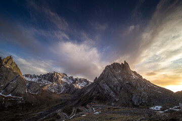 high mountain in sichuan China