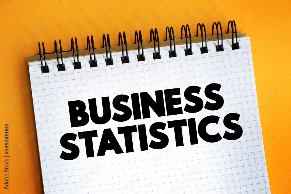 Poster business statistics - data analysis tools from elementary statistics and applies them to business, t