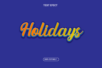 Simple text effect design