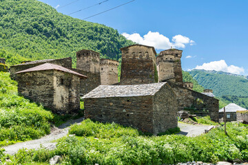 Towers in Ushguli village