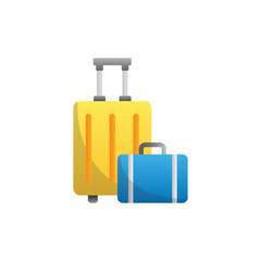 Travel Luggage icon design template vector illustration