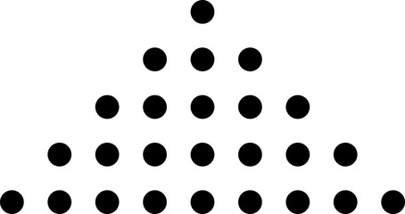 Halftone dotted vector element set
