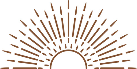 Vintage sunburst sparkling vector