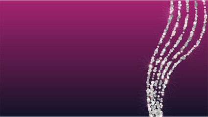 Glowing Background with Confetti of Glitter Particles. Sparkle Lights Texture. Party pattern. Light Spots. Star Dust. Explosion of Confetti. Design for Web.