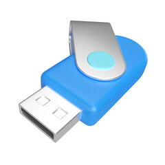 Flash Drive 3D Illustration Icon