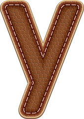 Obraz premium alphabet lowercase animal skin