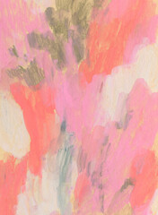 Beautiful abstract background. Versatile artistic image for creative design projects: posters, banners, cards, magazines, prints, brochures, wallpapers. Gouache and pencils on cardboard.