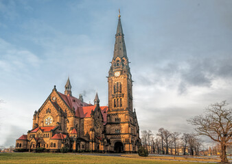 Fototapeta premium Katholische Pfarrkirche in Dresden