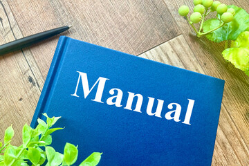 マニュアルと書いた本　ガイドブックや説明書
