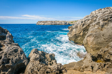 Cales Piques in Menorca, Spain.