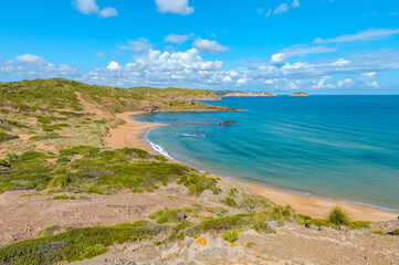 Cavalleria Beach in Menorca, Spain.