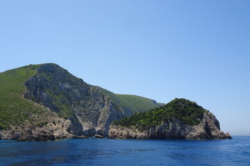 Naklejka premium Zakynthos Landscape Coast - Greek Island