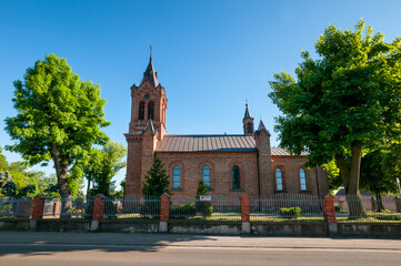 Neo-Gothic Church of St. Mary Magdalene. Kokanin, Greater Poland Voivodeship, Poland