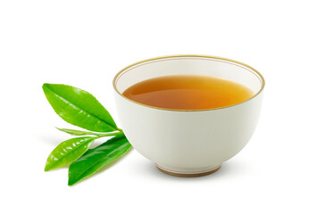 湯呑み ほうじ茶 麦茶 飲み物 イラスト リアル 茶葉 