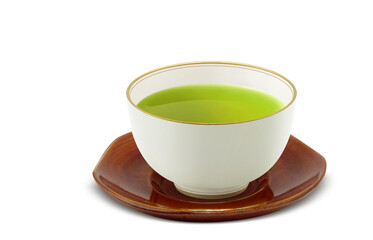 湯呑み 緑茶 飲み物 イラスト リアル