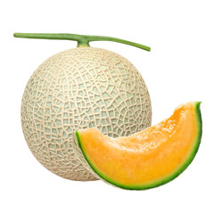 メロン イラスト リアル カット 赤肉 セット