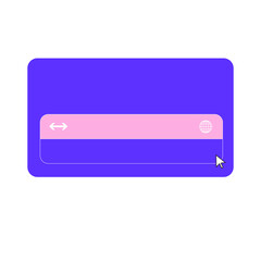 Retro Webpage Illustration