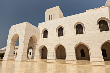 Fototapeta na wymiar Royal Opera House architecture details in Muscat, Oman