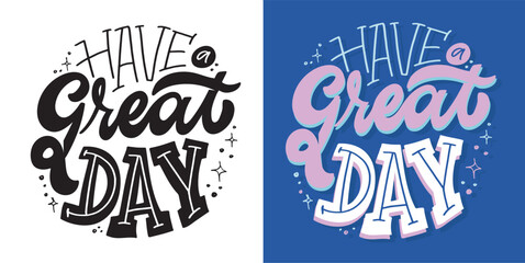 Lettering hand drawn slogan. Funny quote for blog, poster and print design. Modern calligraphy text. 