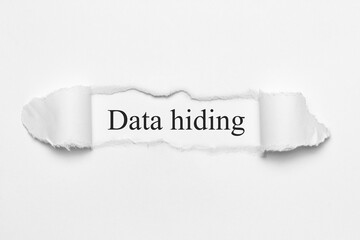 Data hiding	