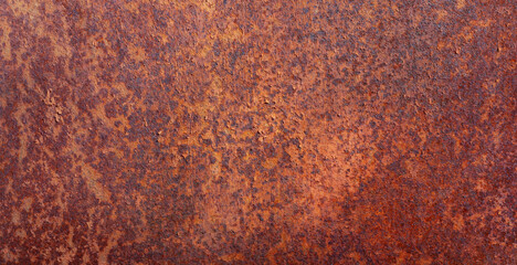 Rusty Grunge Metal Surface for Texture , Wallpaper or Background.