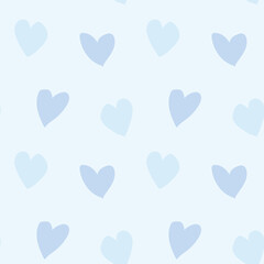 Heart shape seamless pattern design