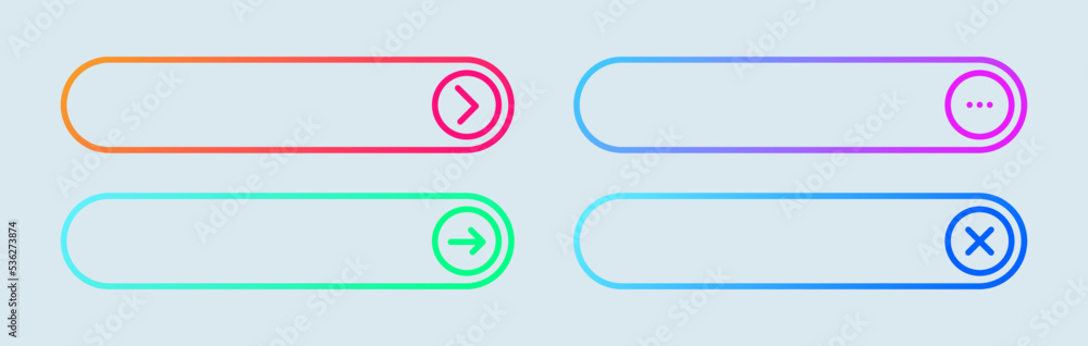 Poster send message box interface. blank chat box vector illustration.