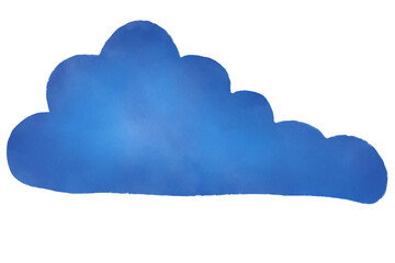 Blue Cloud watercolor