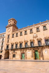 Fototapeta na wymiar Alicante City Hall building without people. Valencian Community