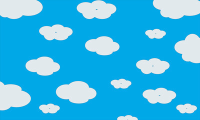 seamless background with clouds
