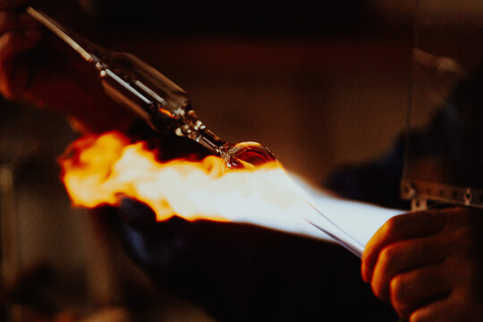 traditionelles Handwerk - Glasbl&auml;serei