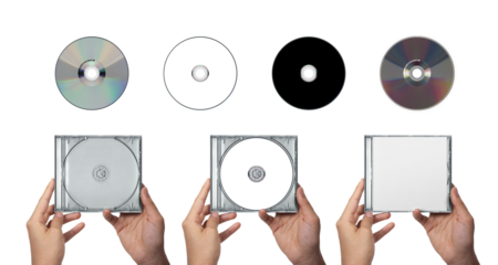 Hands Holding CD DVD Case